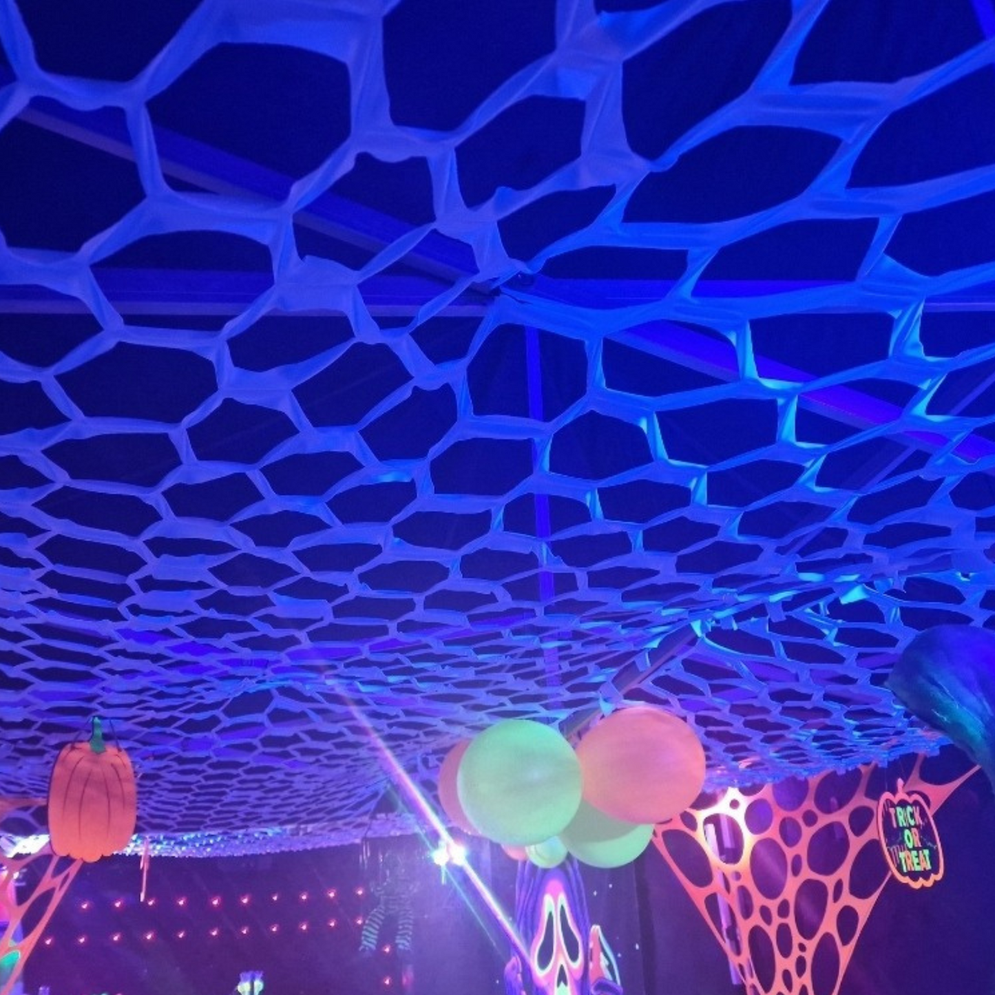 uv camo netting event decor