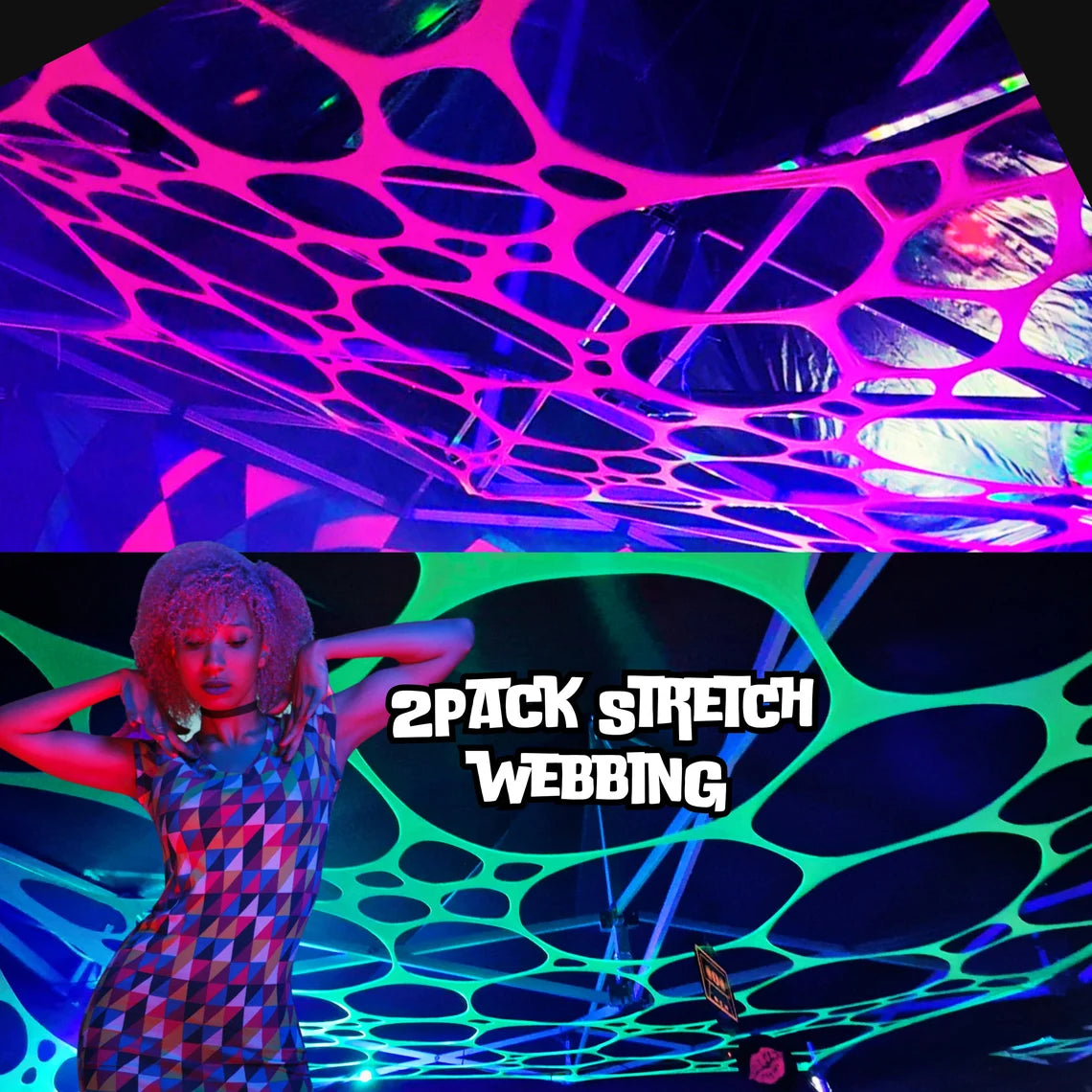 uv stretch party tapestry event decor