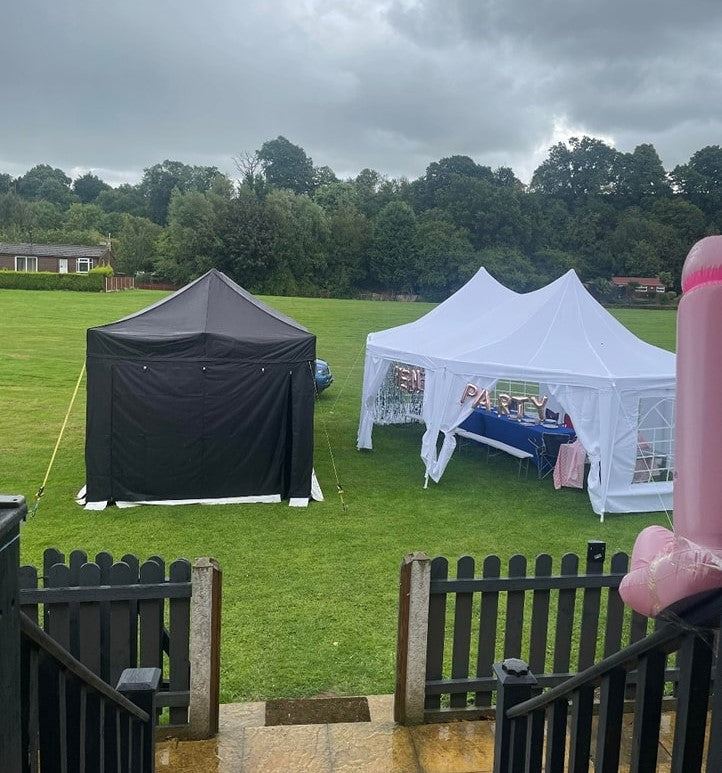 UV Trippy Party Tent Hire 3x4.5m