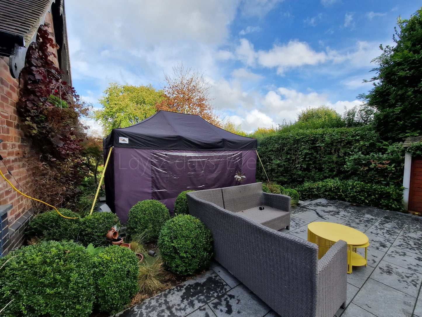 UV Trippy Party Tent Hire 3x4.5m