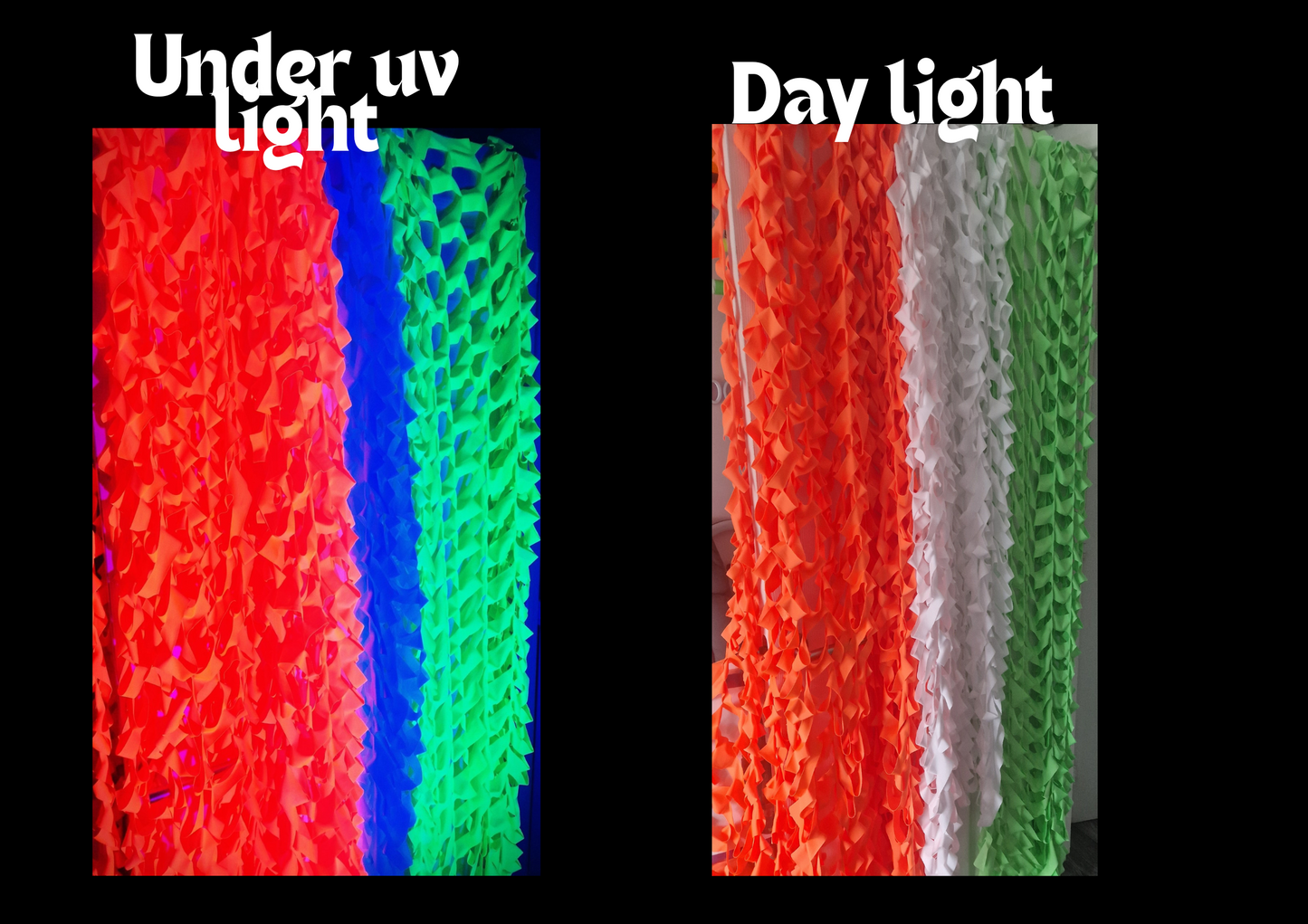 2 pk Uv Camo Netting Tapestry