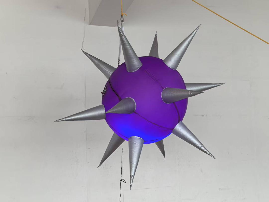 LED spiral spike event ceiling hanging decoration