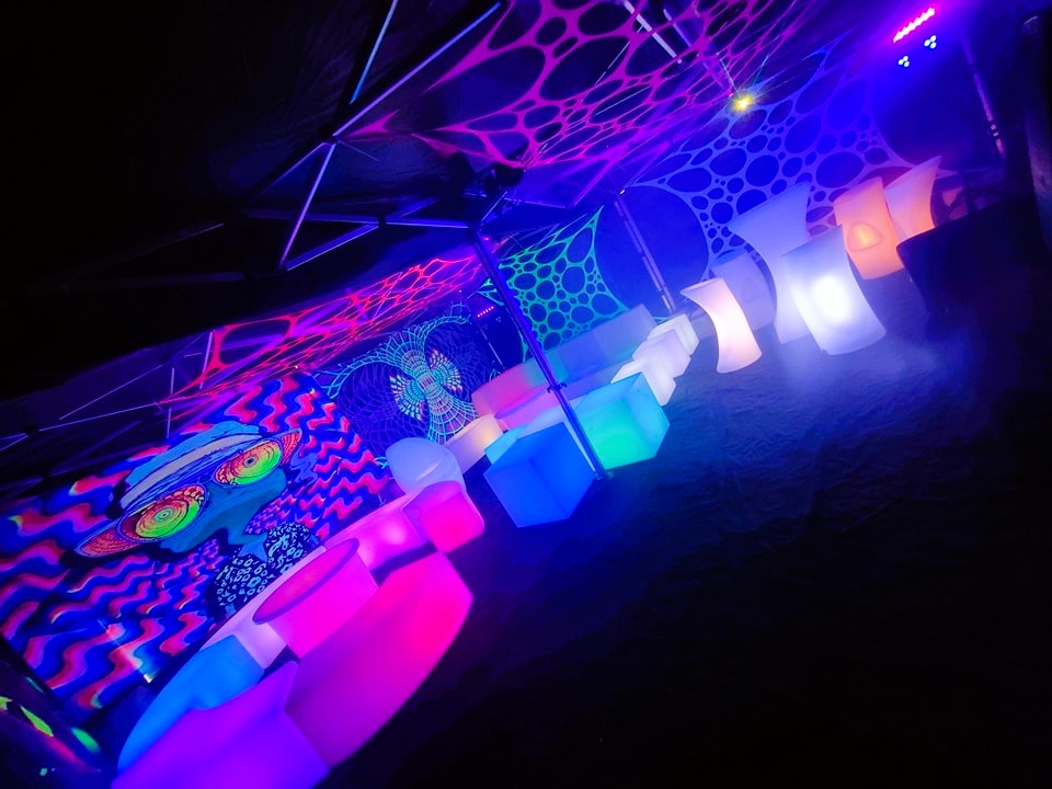 uv party decorations stretch decor