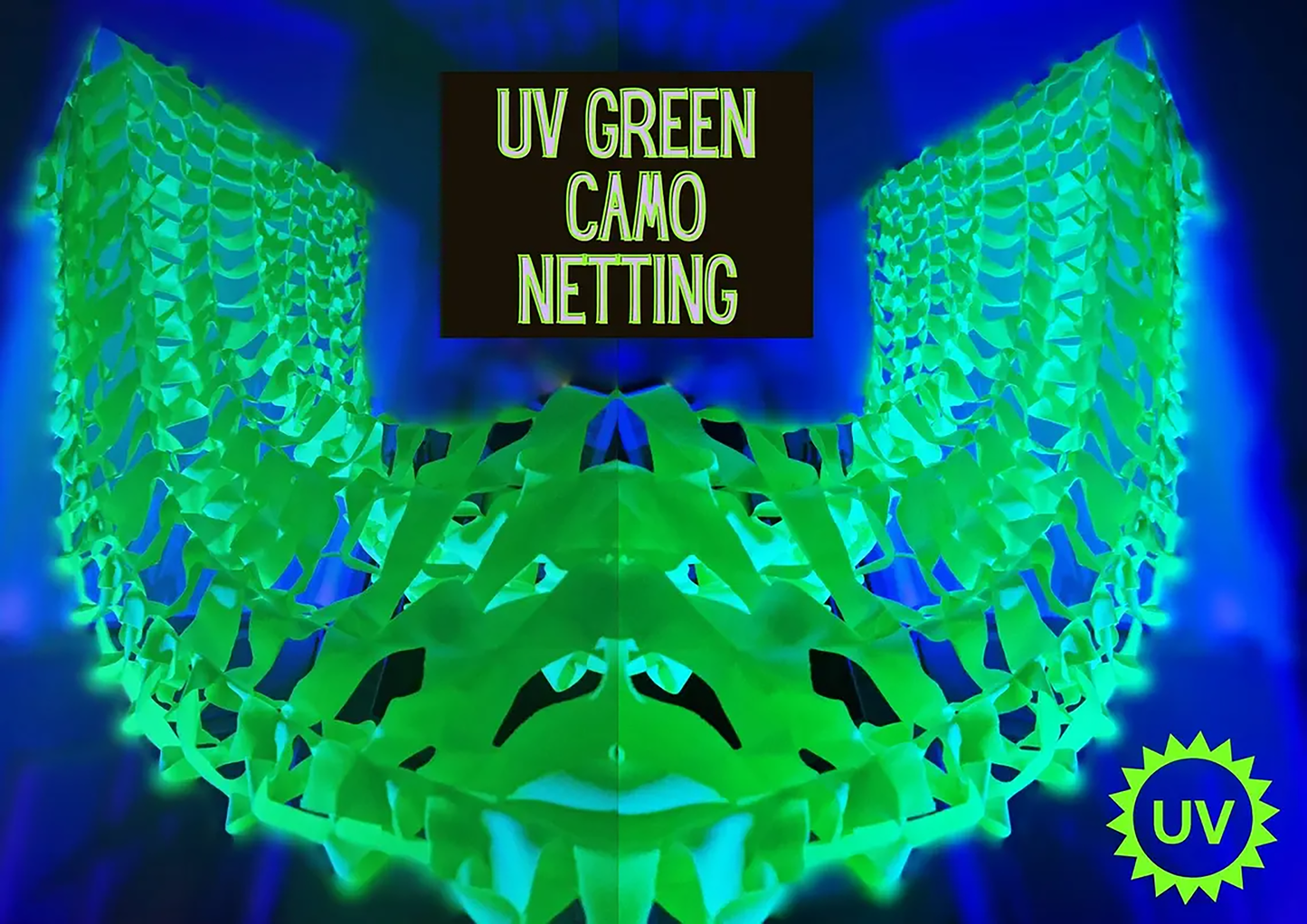 uv reactive camo netting party decoration stretch event decor for ceilings and walls