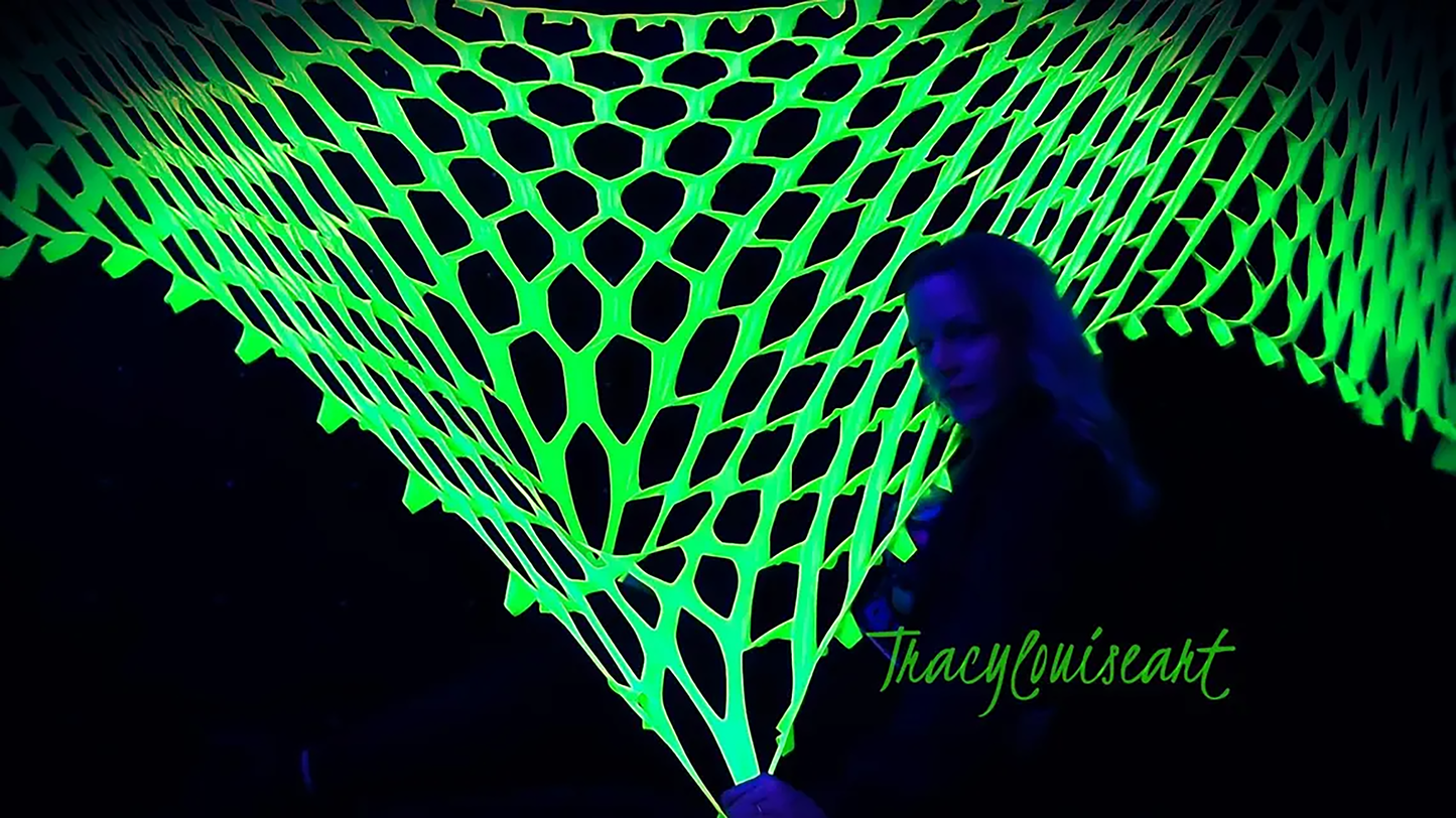 uv reactive camo netting party decoration stretch event decor for ceilings and walls