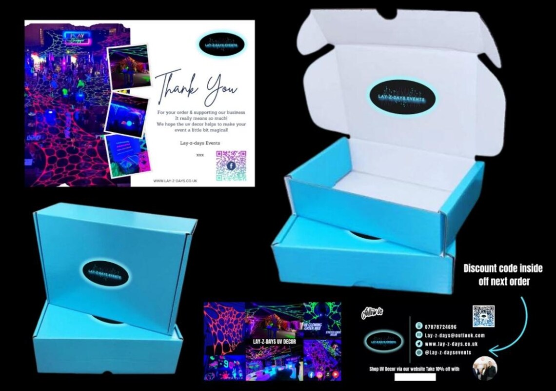 Uv Blacklight Happy birthday Tapestry