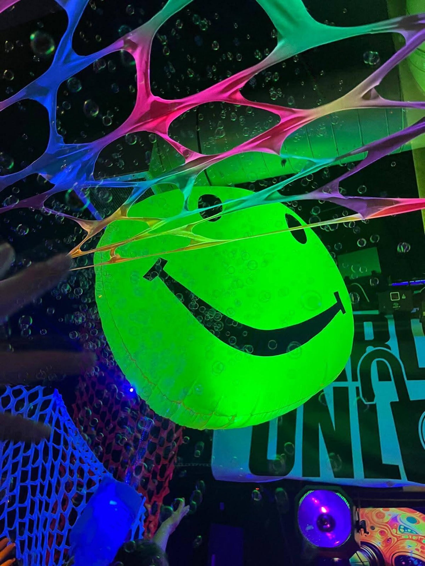 LED Happy Rave inflatable decoration