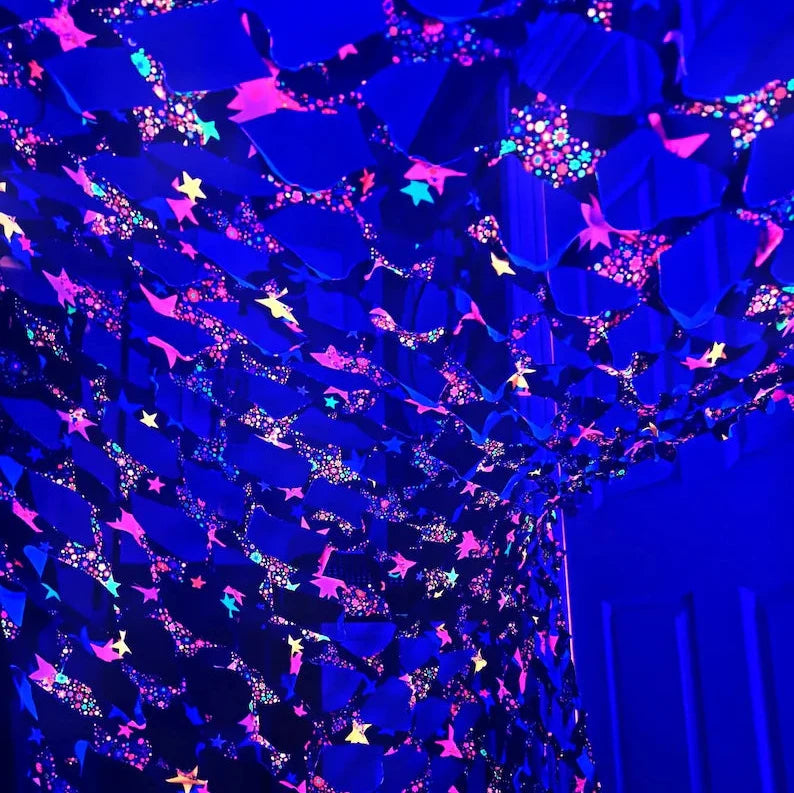 uv stretch event decor