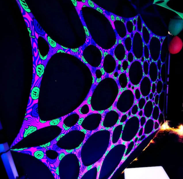 UV Happy Rave stretch decor