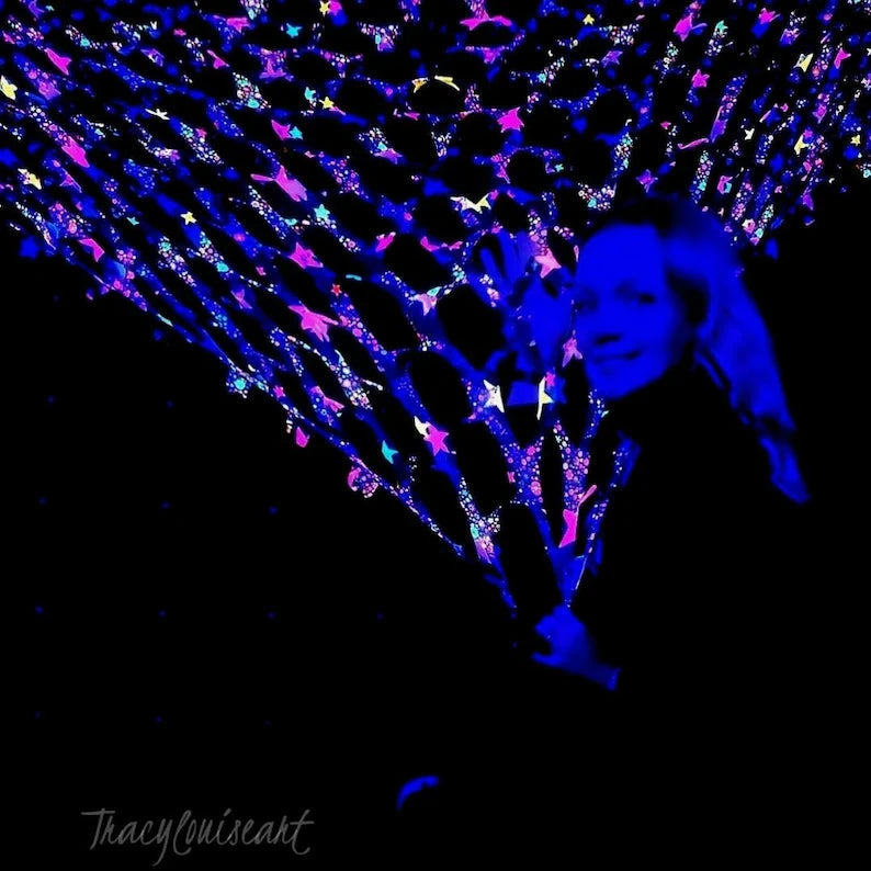 uv reactive event decor party decorations
