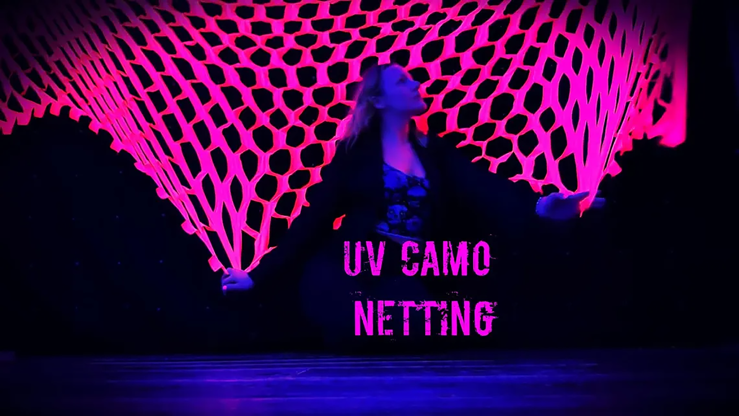 uv reactive camo netting party decoration stretch event decor for ceilings and walls