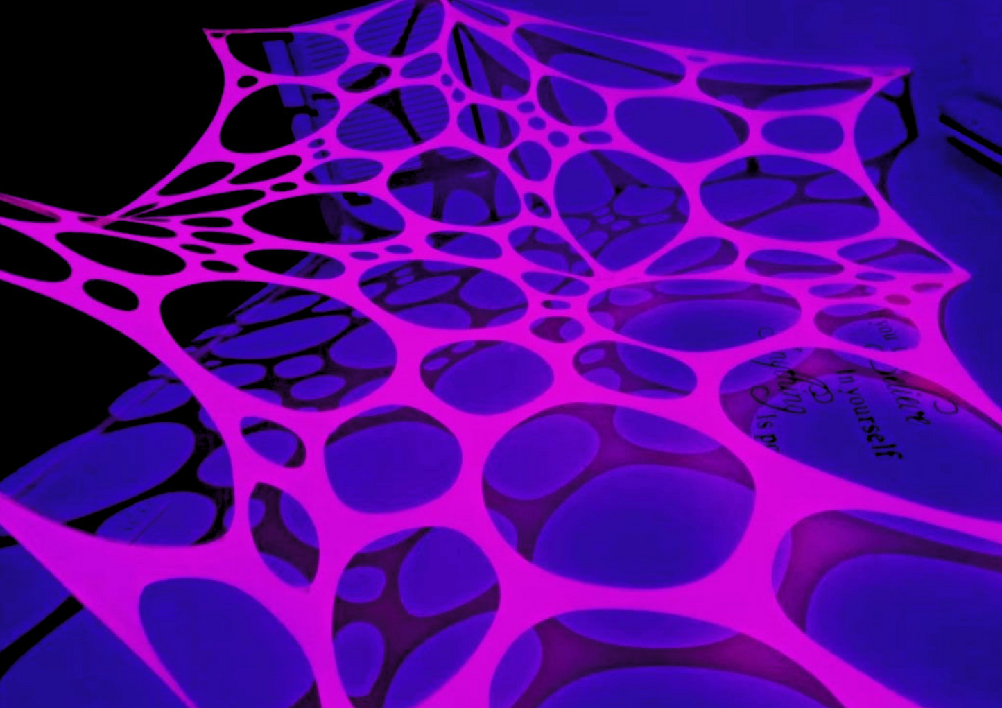 uv pink glow party decorations, uv tapestry wall hanging