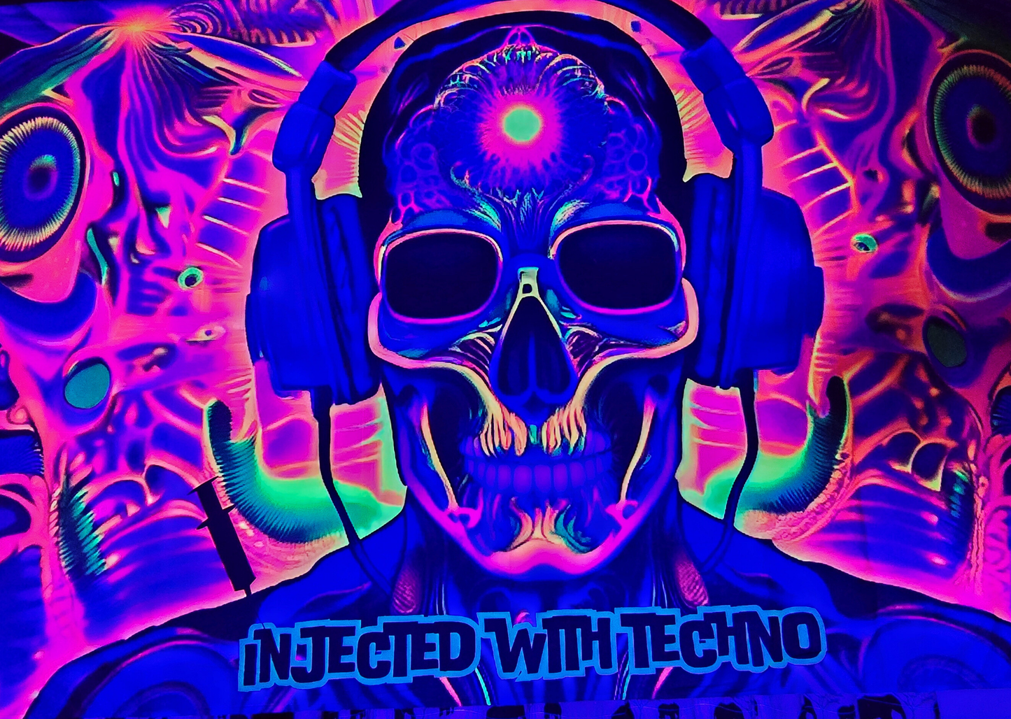 Uv Injected With Techno tapestry
