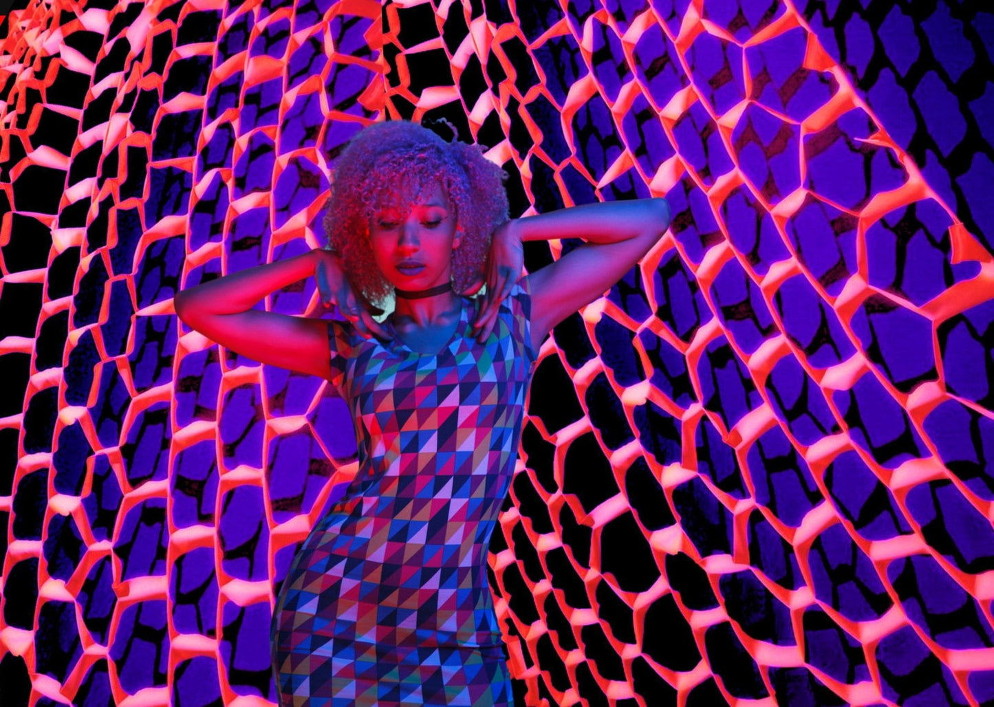 UV Psytrance Glow in the dark Venue decoration Transformation