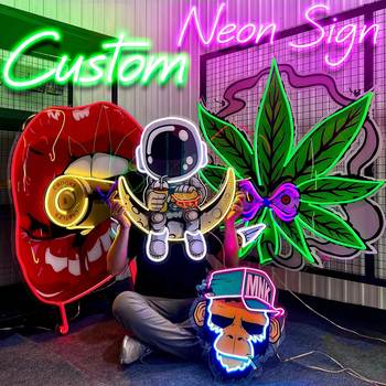 Star cloths & Neon signs