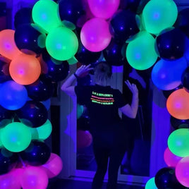 uv balloon arch for events