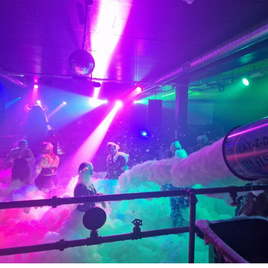 Foam Party Hire TELFORD - Lay-z-days Event's™