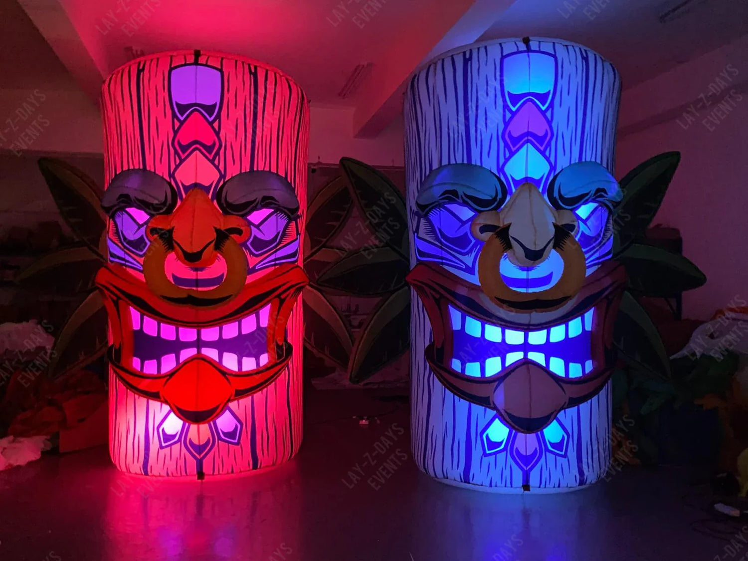 uv tiki hawaii beach party decor