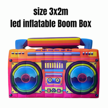 LED Giant inflatable  boombox 3x2m event decoration