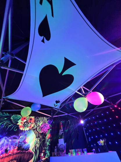 UV Wonderland Party Tent Hire 3x4.5