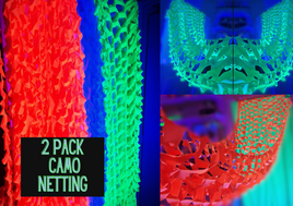 2 pk Uv Camo Netting Tapestry