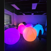 Set of three LED inflatable light balls by Lay-z-days Event's™ hanging glow decor, illuminated inflatable decorations for events.