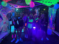 uv rave party tent hire