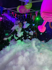 Ibiza foam party tent delivered to you