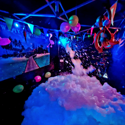 Foam party tent hire in the Midlands UK