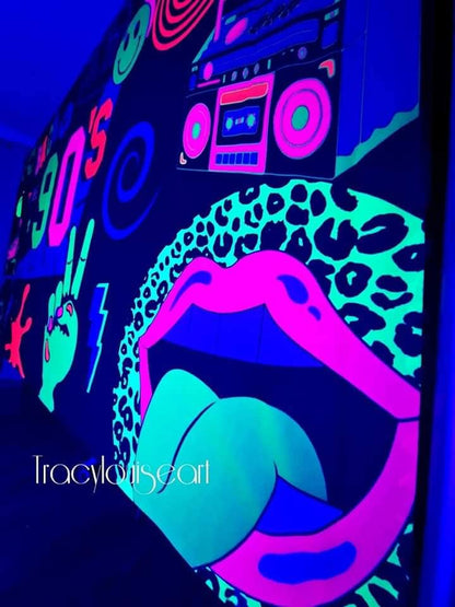 UV Lets party 90s style venue package