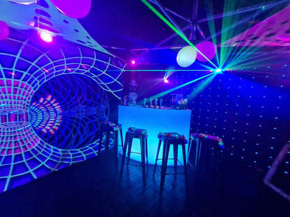 UV Rave Cave Party Tent Hire 3x9m