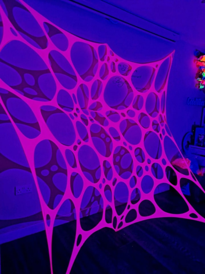 UV Neon 3 pack party Webbing Decoration