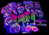 Uv blacklight wall art posters