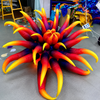 Giant LED inflatable flower decoration from Lay-z-days Event's™, fantasy forest themed LED inflatable decoration with colorful lights