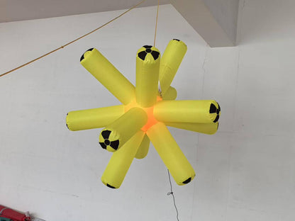 LED radioactive event ceiling hanging decoration