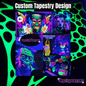 Custom Uv Tapestry design & print
