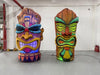 Inflatable giant Tiki Totem decoration for Hawaii party events, made by Lay-z-days Event's™, suitable for festive outdoor celebrations.