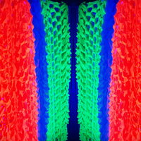 Uv Neon Glow Stretch Camo Netting Decoration