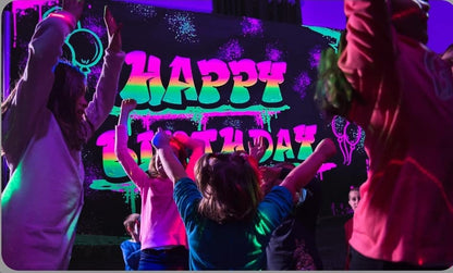 UV Happy birthday party tent hire Shropshire