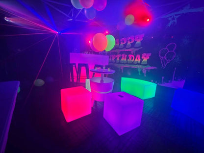 UV Happy birthday party tent hire Shropshire