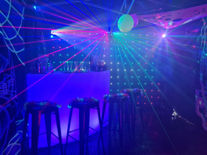 UV Rave cave party tent hire Shropshire