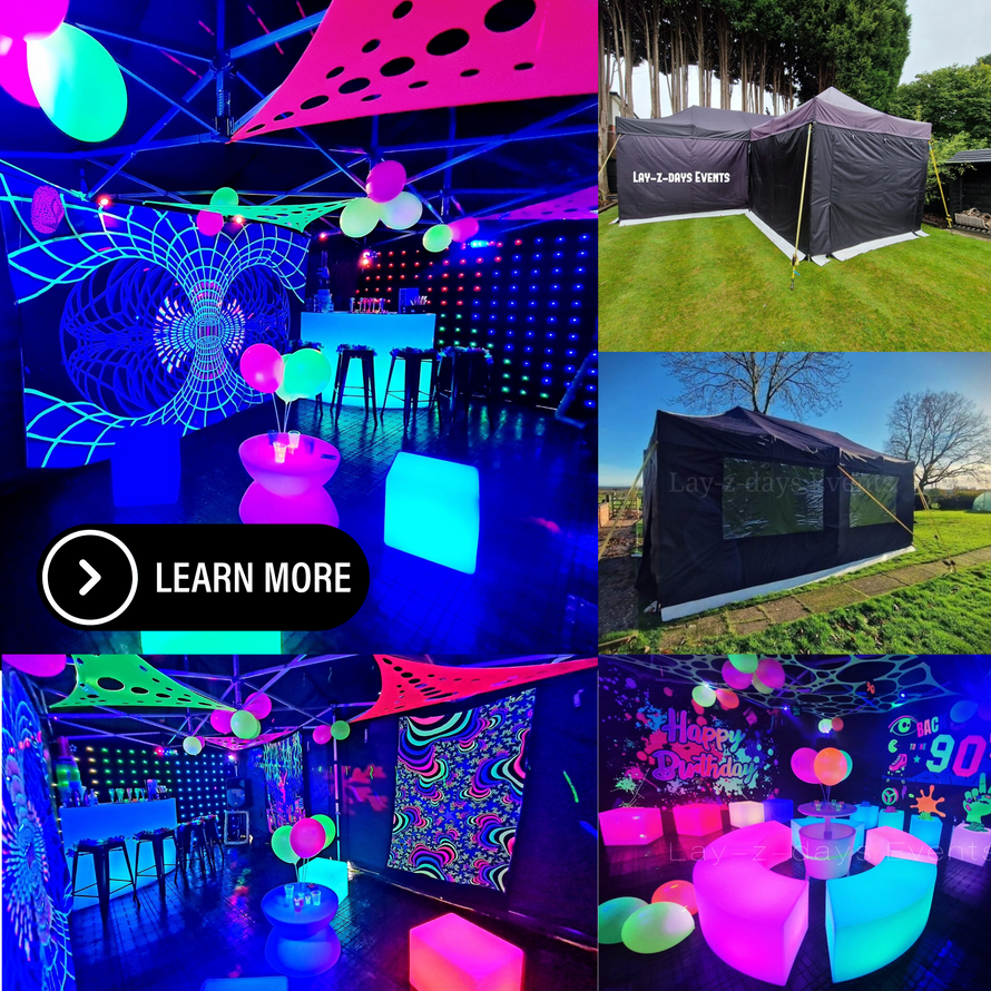 UV Party tent hire & Marquee hire Telford Shropshire west midlands