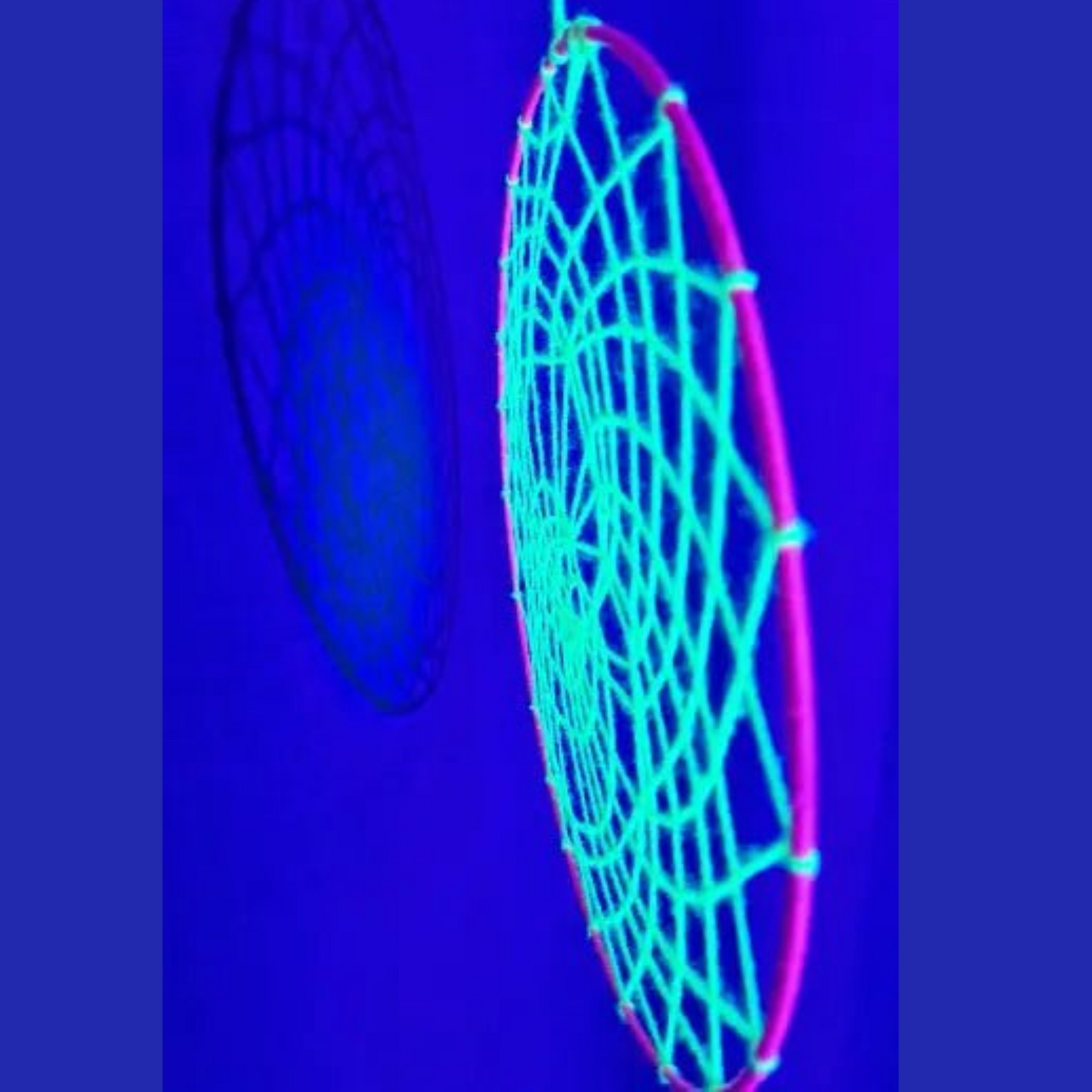 uv reactive string art dreamcatcher