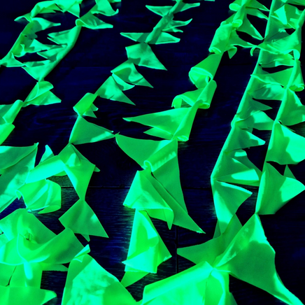 uv seaweed decoration for events