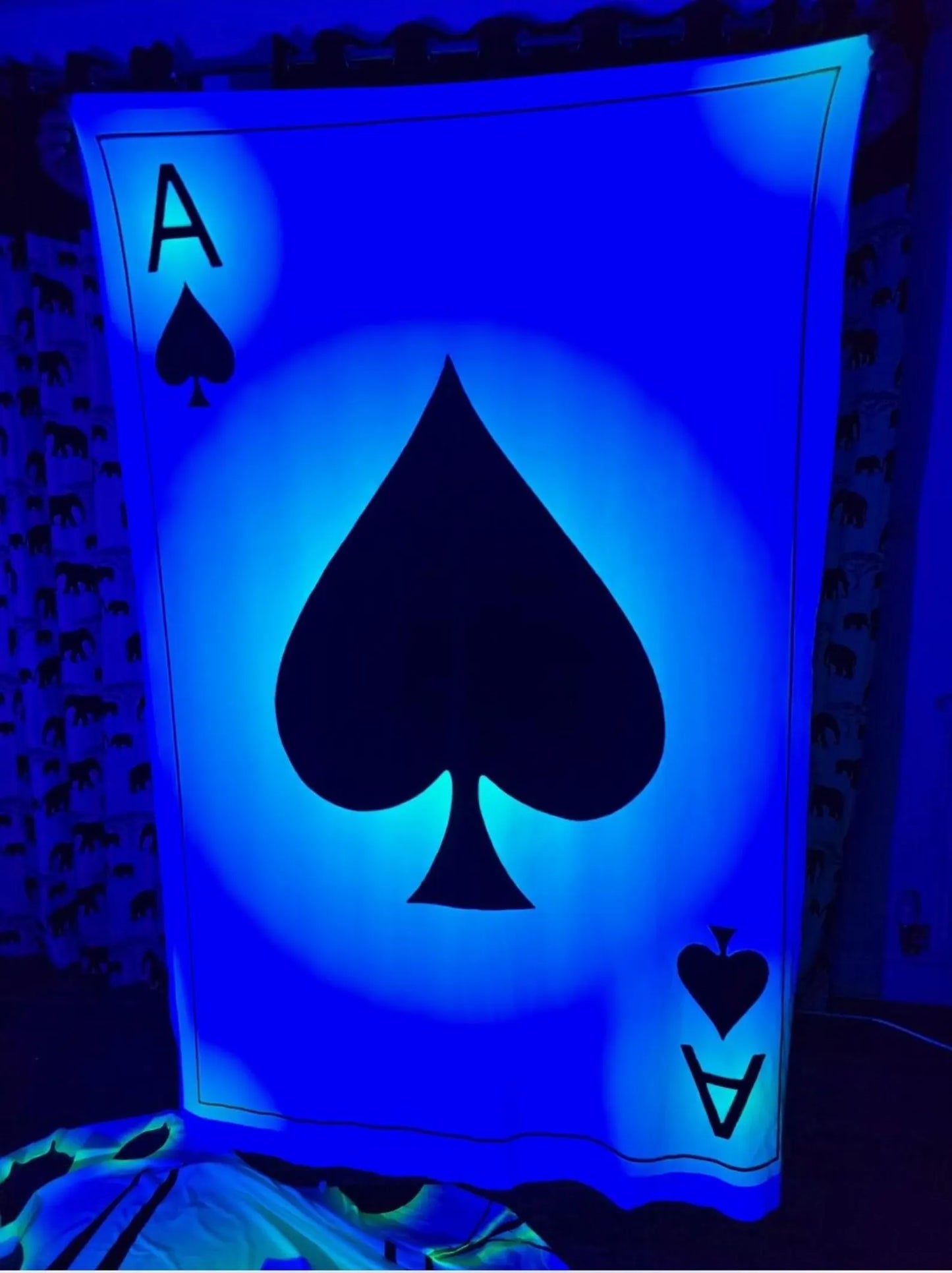 wonderland uv event decor
