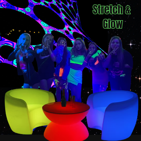 UV Happy Rave stretch decor