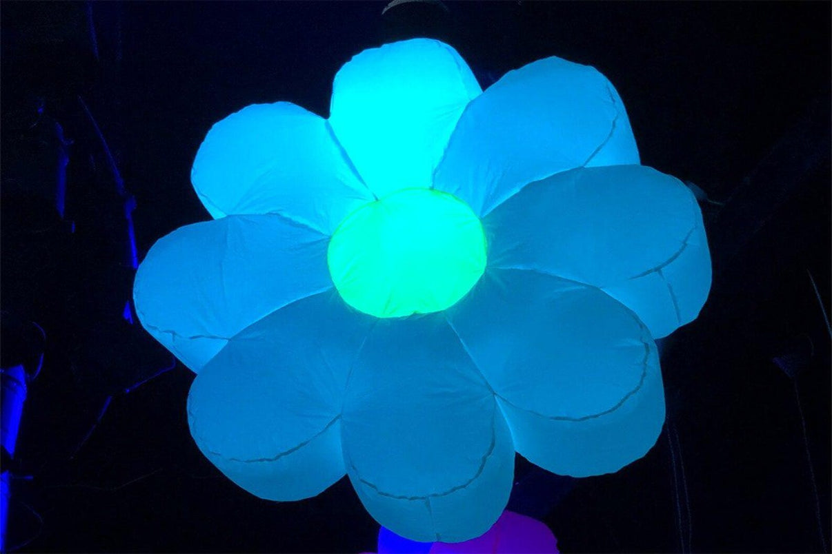 led inflatable flower hanging ceiling decoration