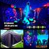 UV Glow Halloween Day Of The Dead  Party Tent Hire 3x4.5m