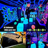 uv glow in the dark halloween party tent hire
