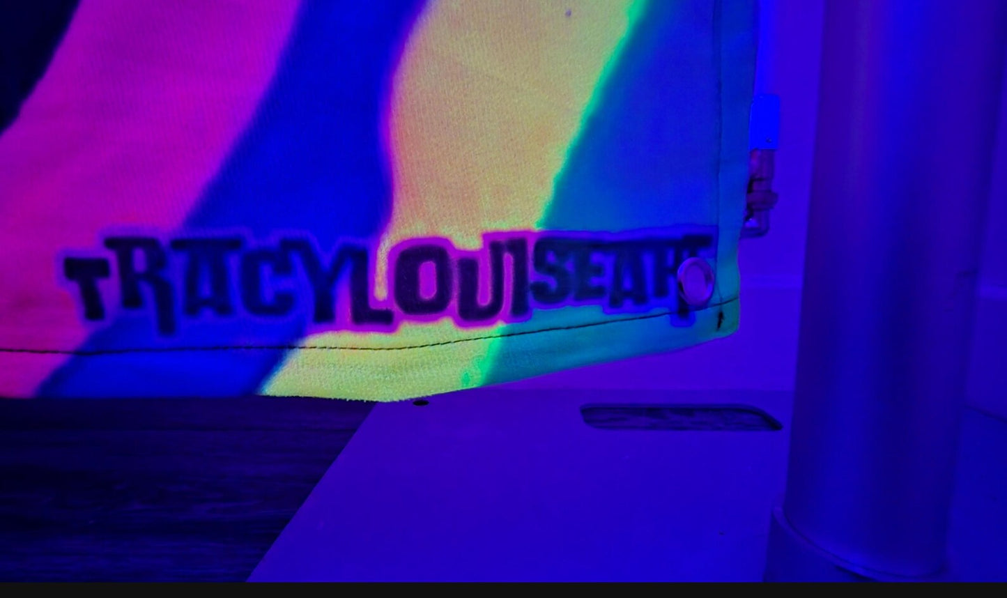 Uv Holographic Eye Giant Tapestry